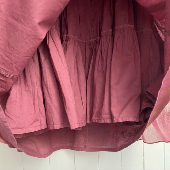 Mexx dusty rose ruffle dress Sz 7 - Picture 9 of 16